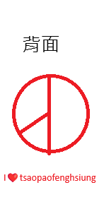 草包鋒兄T恤背面